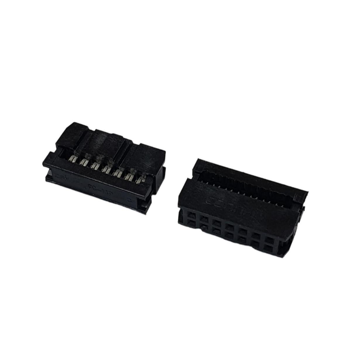 Kit com 144x Conector Latch Femea 14 Vias Fc14 DS1016-14MA2BB - Imagem 2