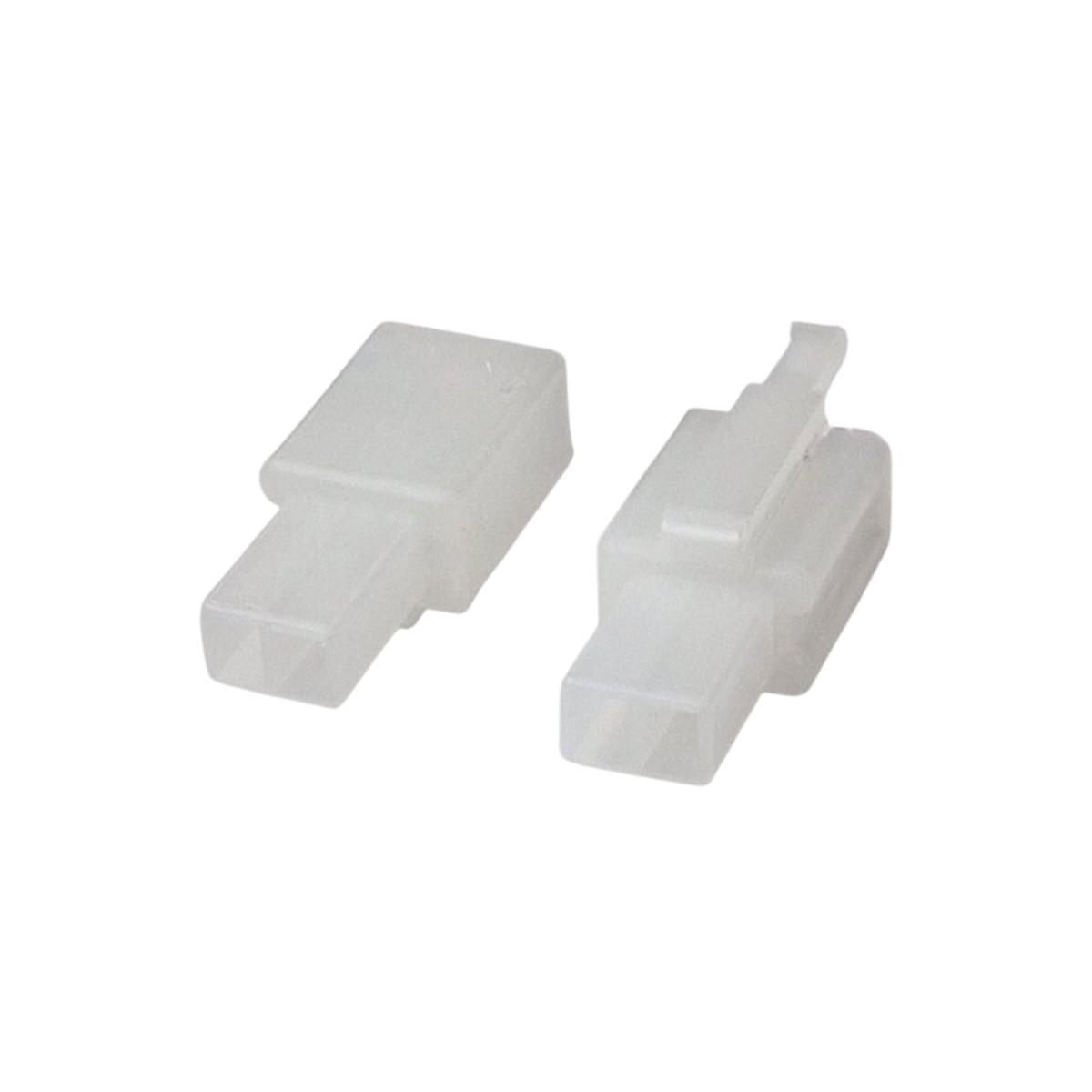 Kit com 100x Conector Macho 2 Vias CKS-DJ7021A-2,8-11 Com Trava - Imagem 2
