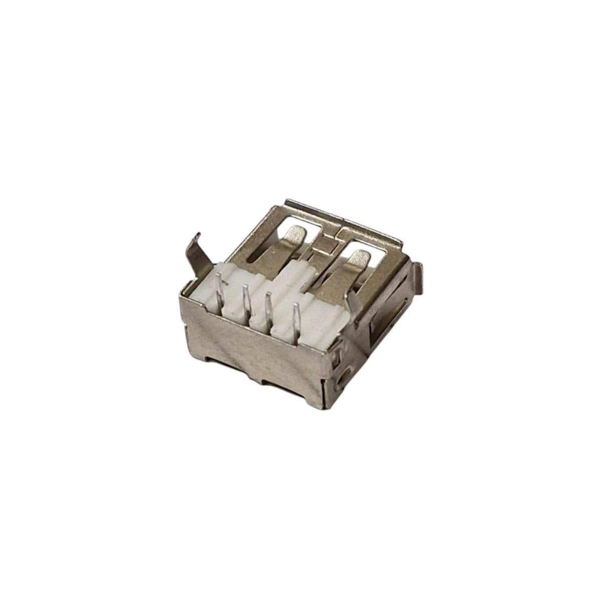 Kit com 100x Conector USB Fêmea Tipo A 90 Graus DIP para Placa - Imagem 3