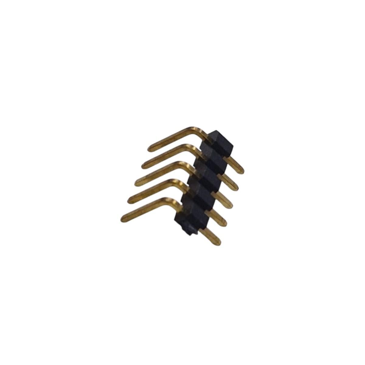 Kit com 50x Barra de Pinos 1x5 90 Graus Invertida - Imagem 2