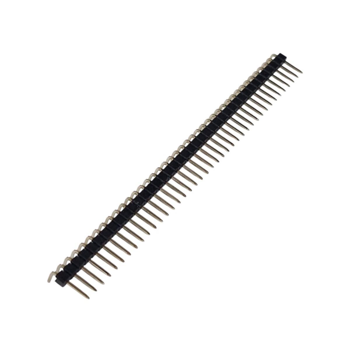 Kit com 10x Barra de Pinos 1x40 90 Graus Dourada - Imagem 3