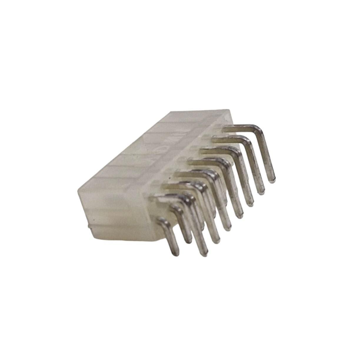 Kit com 50x Conector Mini Fit 2x7 Macho 90 Graus 14 Pinos - Imagem 3