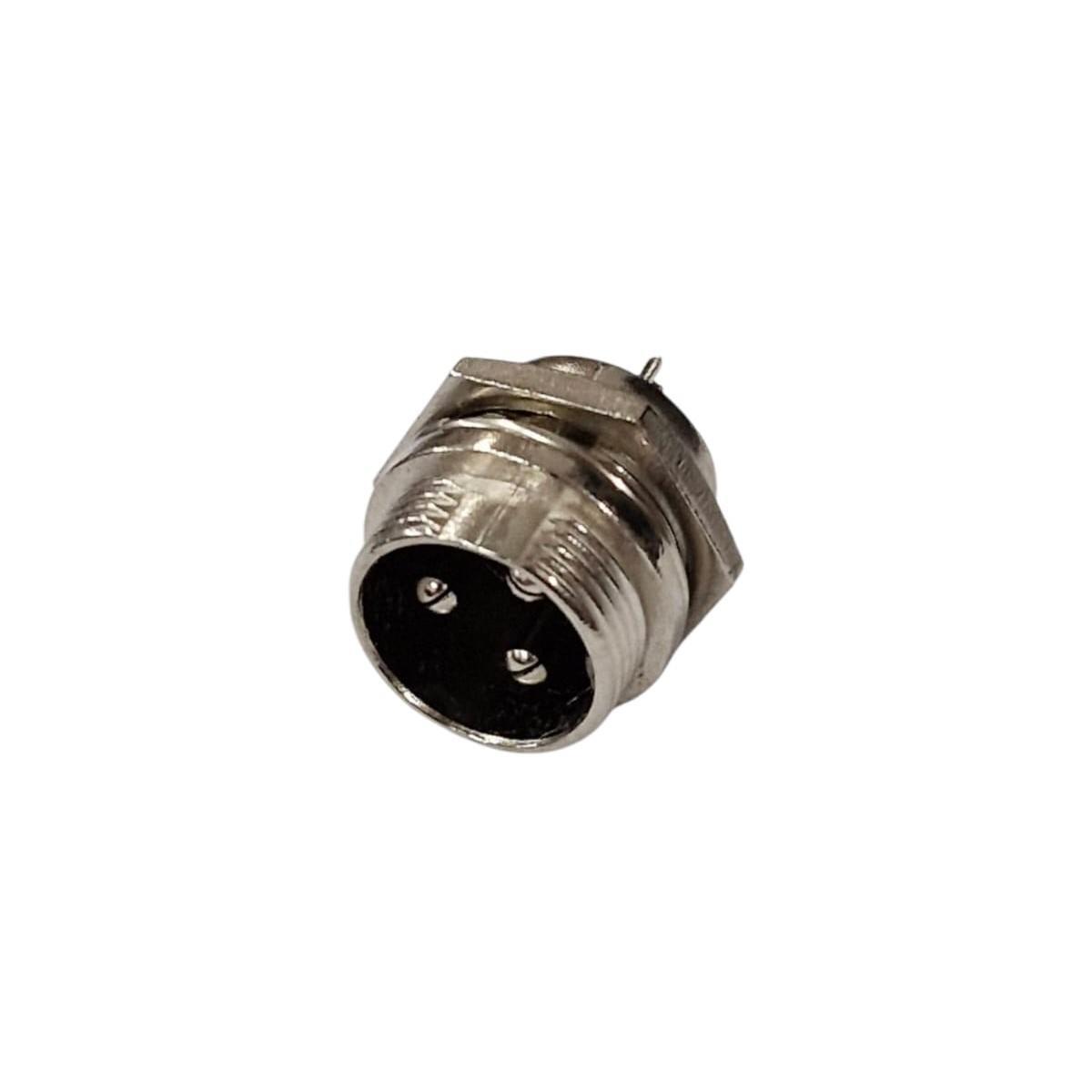 Kit com 50x Conector Mike 3 Pinos GX16 LS3002-3009 - Imagem 2