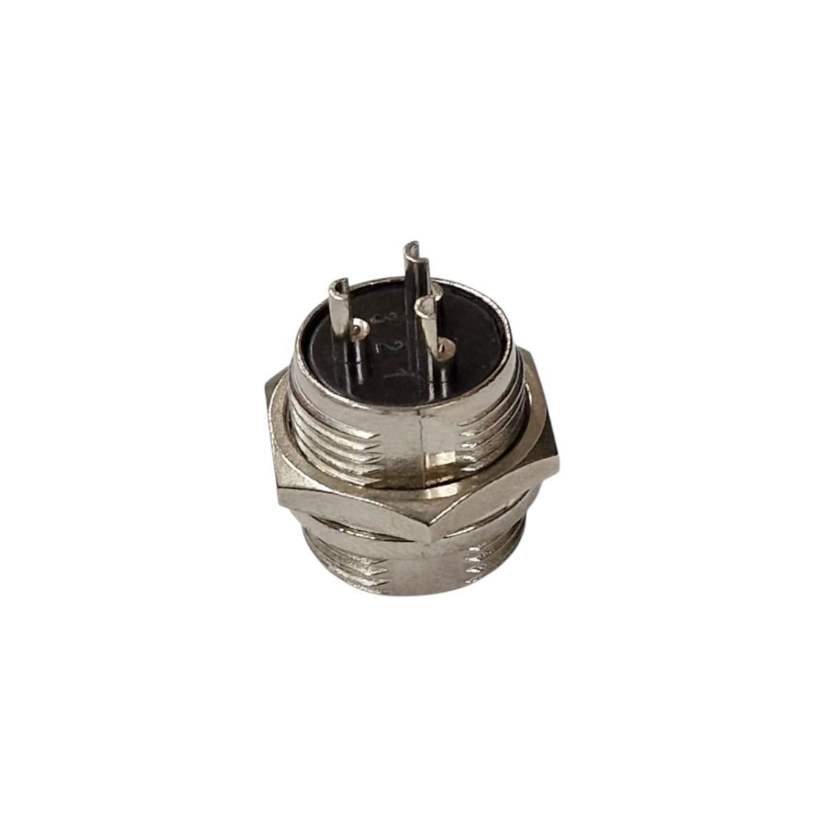 Kit com 50x Conector Mike 3 Pinos GX16 LS3002-3009 - Imagem 4