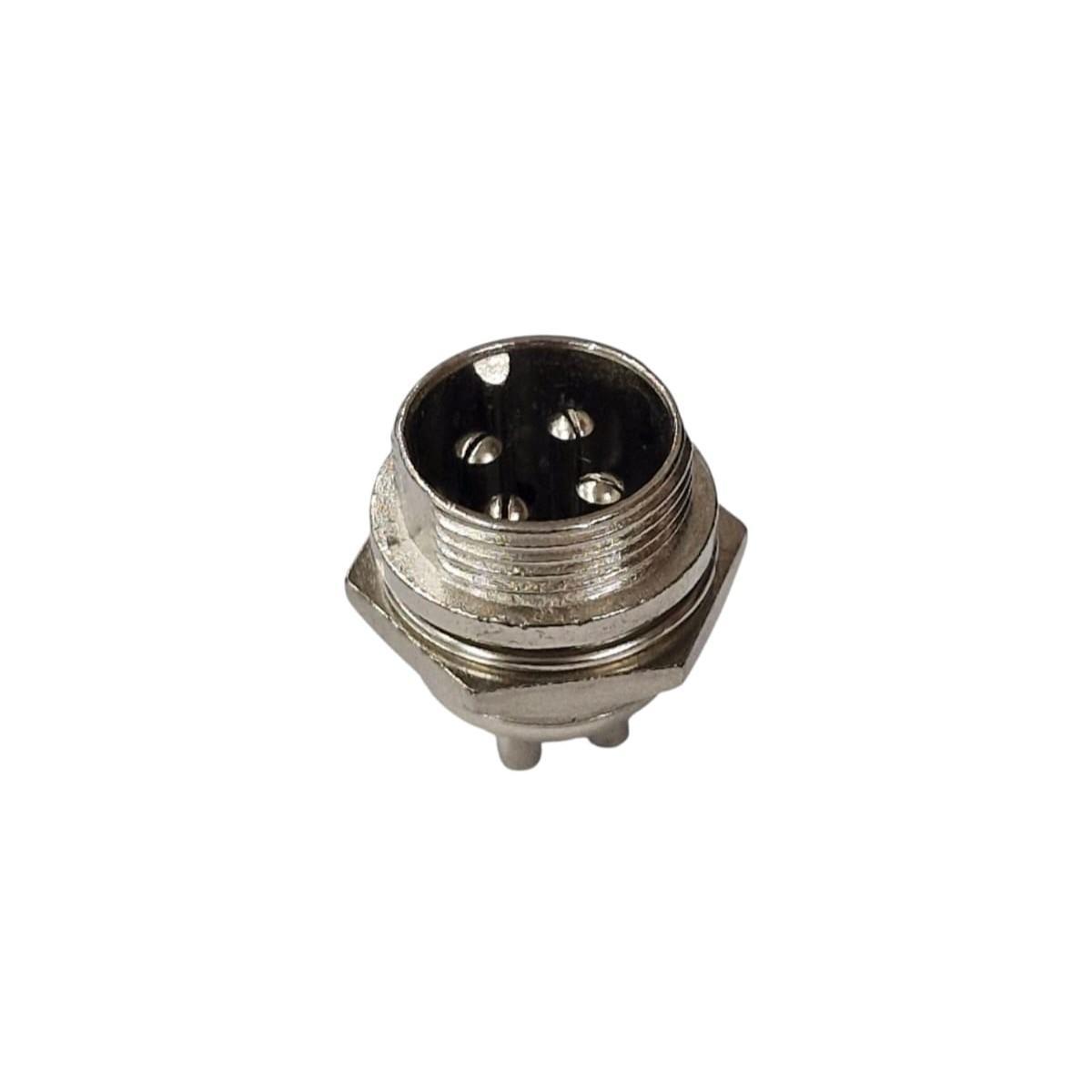 Kit com 50x Conector Mike 4 Vias Macho GX16-4 LS3003-3010 - Imagem 3