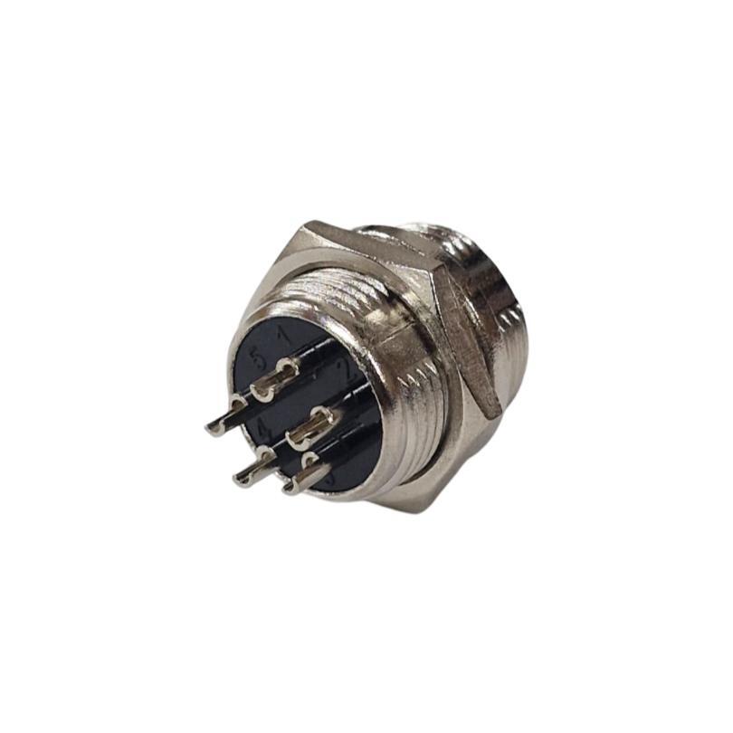 Kit com 100x Conector Mike 5 Pinos Macho GX16-5 LS3004-3011 - Imagem 2