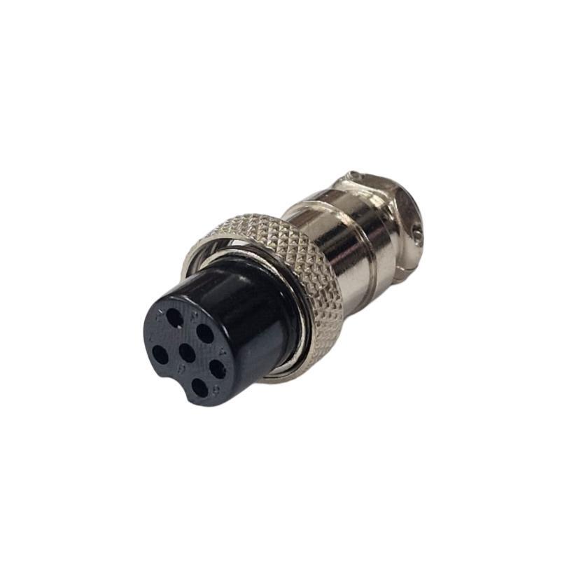 Kit com 50x Conector Mike Fêmea 6 Vias GX16-6 LS3005-3012 - Imagem 2