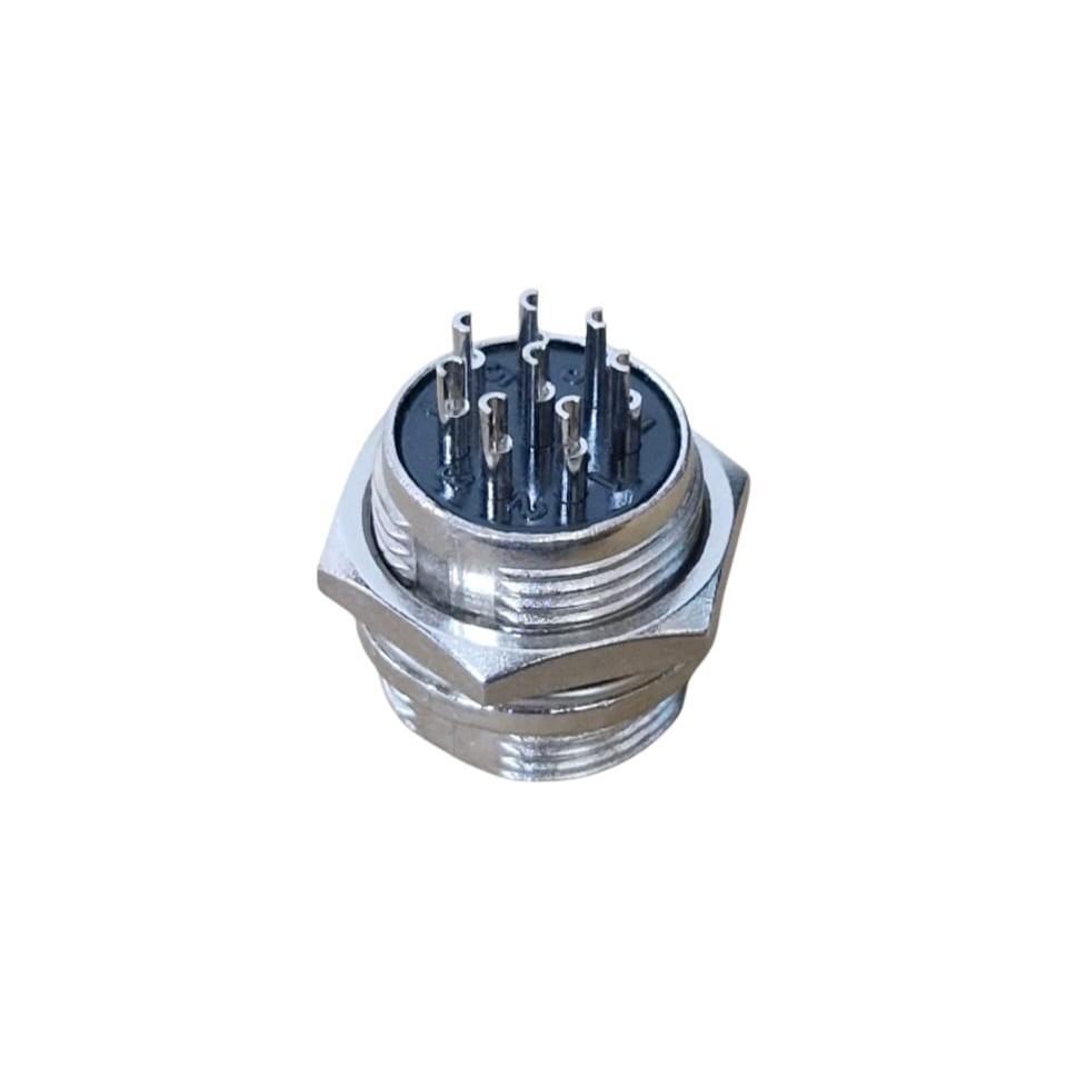 Kit com 10x Conector Mike 8 Vias Macho GX16-8 LS3007-3014 - Imagem 2
