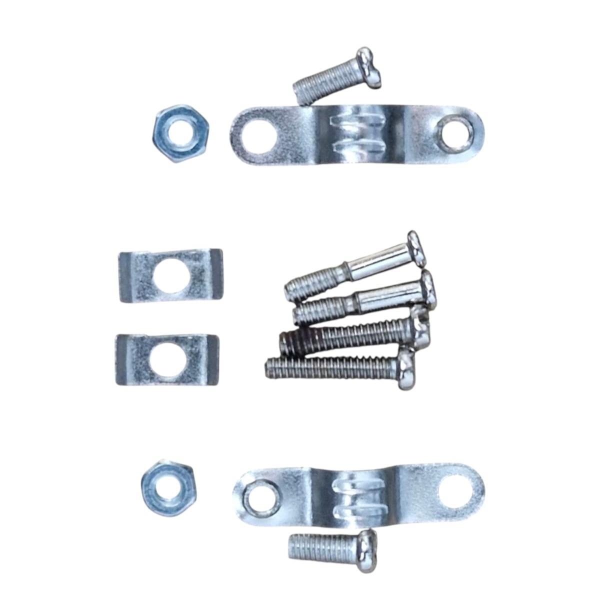 Kit com 10x Capa Adaptadora DB25 Plástica Preta Kit Curto com Parafusos - Imagem 3