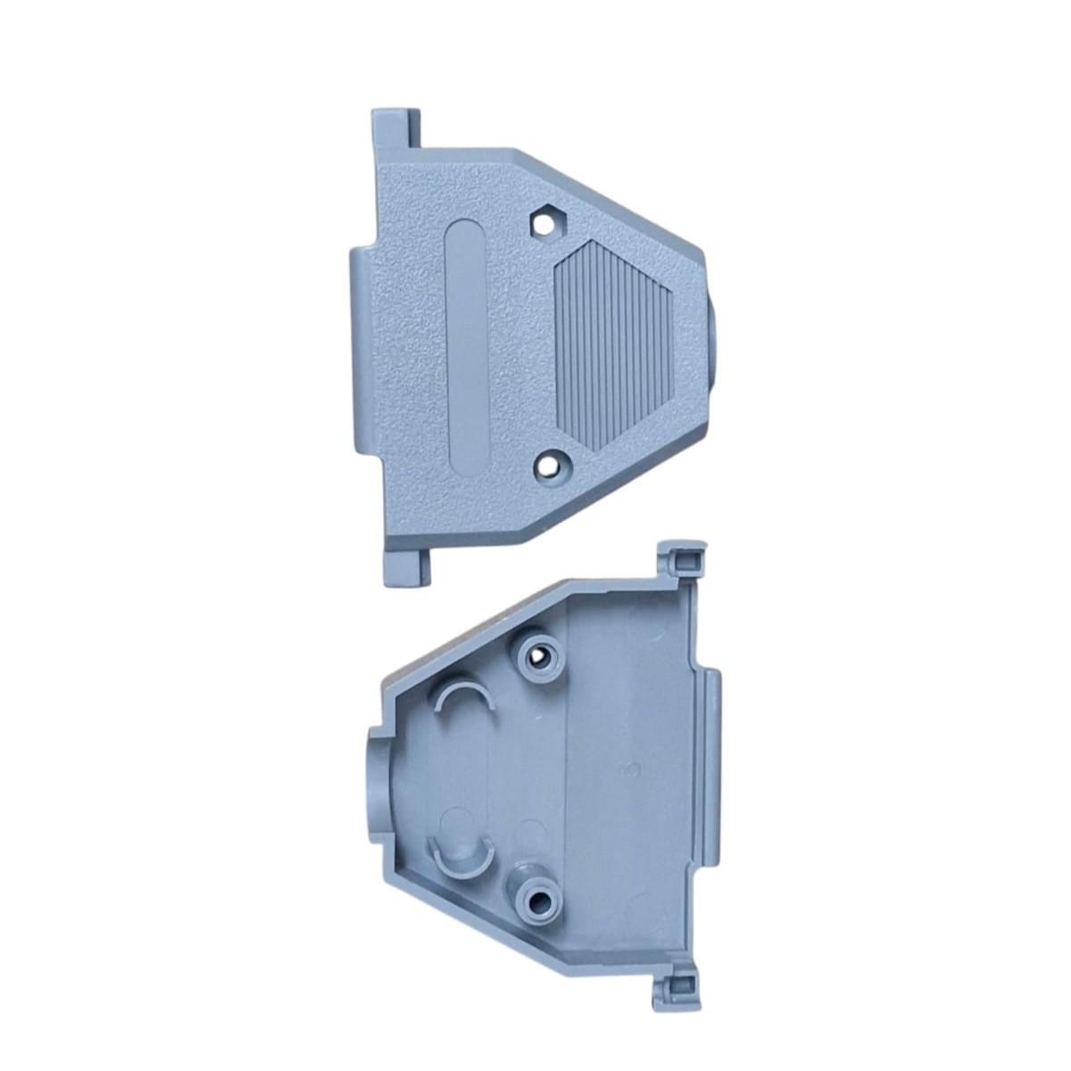 Kit com 10x Capa DB25 Cinza com Kit Parafuso Trava Longo - Imagem 3