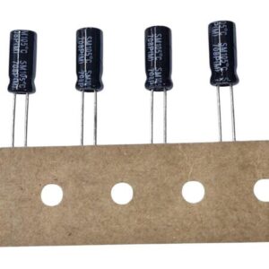 Kit com 10x Capacitor Eletrolítico Radial 10uF 16V 105C 5x11mm