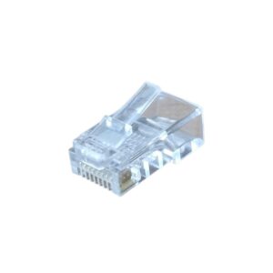Kit com 50x Conector Rj45 Macho Cat5e Cabo Rede Não Vazado