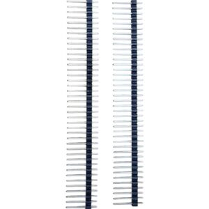 Kit com 200x Barra de Pinos 1x40 2,54mm Reta Connfly Dourada DS1021-1*40SF132-B