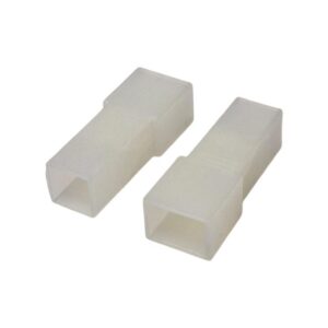 Kit com 100x Capa Conector Macho faston 6,3mm