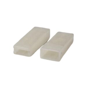 Kit com 100x Luva de Nylon Para Terminal Faston Femea 6,3mm