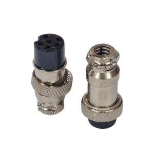 Kit com 50x Conector Mike Fêmea 6 Vias GX16-6 LS3005-3012