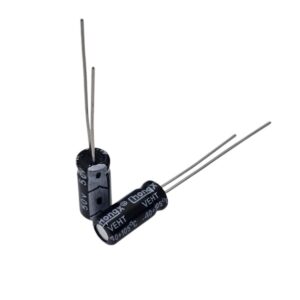 Kit com 1.000x Capacitor Eletrolítico 10uF 50V 105C Radial Chongx 5x11mm