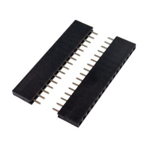 Kit com 10x Conector Fêmea MCI 1x16 DS1023-1 180G Reto Passo 2,54mm 16 Vias