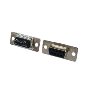 Kit com 50x Conector DB9 Fêmea Solda Fio 180 Graus DS1033-09FBNISS-CT