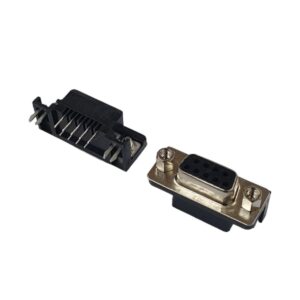 Kit com 50x Conector DB09 Fêmea 90 Graus DS1037-09FNAKT74-0CC