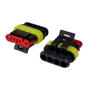 Kit com 200x Conector Superseal Femea 4 pinos DJ7041-1.5-21-4P