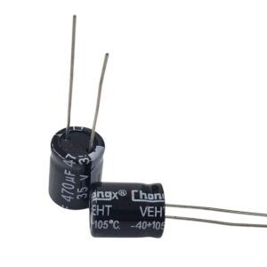 Kit com 20x Capacitor Eletrolítico 470uF 35V 105C Radial 10x13mm