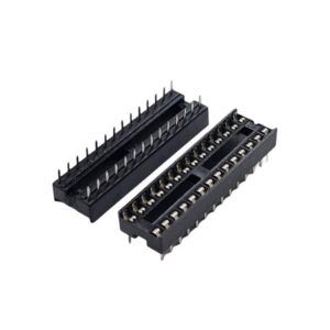 Kit com 12x Soquete Estampado 7,62mm 28 Pinos DS1009-28AT1NS-0A2 estreito