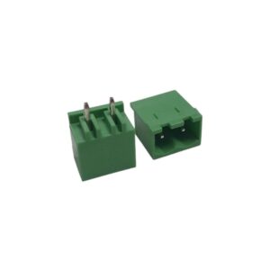Kit com 5x Conector Borne 2 Vias Macho 180G 2EGTVC-5.08-02-14-00 Verde