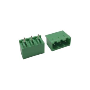 Kit com 192x Conector Borne 3 Vias Macho 180G 2EGTVC-5.08-03-14-00 Verde