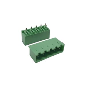 Kit com 192x Conector Borne 5 Vias Macho 180G 2EGTVC-5.08-05-14-00 Verde