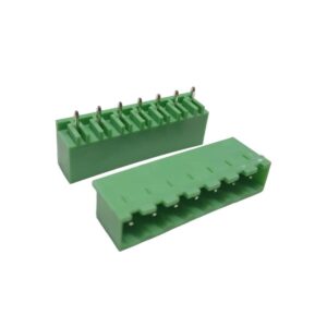 Kit com 192x Conector Borne 7 Vias Macho 180G 2EGTVC-5.08-07-14-00 Verde