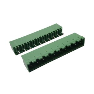 Kit com 192x Conector Borne 10 Vias Macho 180G 2EGTVC-5.08-10-14-00 Verde