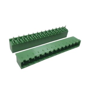Kit com 192x Conectores Borne 14 Vias Macho 180G 2EGTVC-5.08-14-14-00 Verde