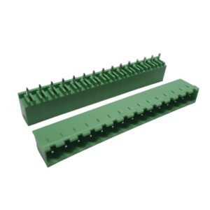 Kit com 192x Conector Borne 15 vias Macho 180G 2EGTVC-5.08-15-14-00 Verde