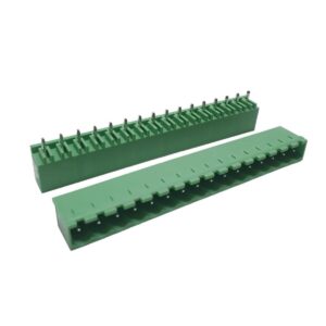 Kit com 192x Conector Borne 16 Vias Macho 180G 2EGTVC-5.08-16-14-00 Verde