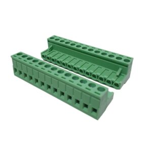 Kit com 192x Conector Borne 13 Vias Femea 90G 2EGTK-5.08-13-14-00 Verde