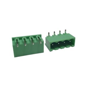 Kit com 250x Conector Borne 4 Vias Macho 90G 2EGTRC-5.08-04-14-00 Verde