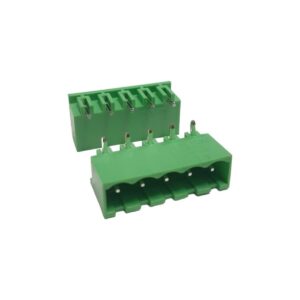 Kit com 192x Conector Borne 5 Vias Macho 90G 2EGTRC-5.08-05-14-00 Verde