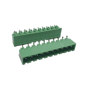 kit com 192x Conector Borne 10 Vias Macho 90G 2EGTRC-5.08-10-14-00 Verde