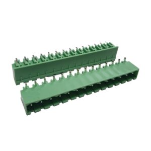 Kit com 192x Conector Borne 14 Vias Macho 90G 2EGTRC-5.08-14-14-00 Verde