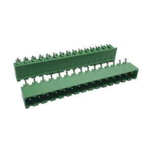 Kit com 192x Conector Borne 15 Vias Macho 90G 2EGTRC-5.08-15-14-00 Verde