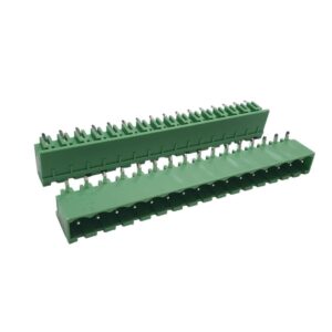 Kit com 192x Conector Borne 16 Vias Macho 90G 2EGTRC-5.08-16-14-00 Verde