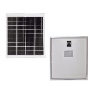 Painel Placa Energia Solar 20w 18v Fotovoltaico 1000v Preto 1000v 23.4v