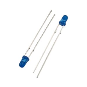 Kit com 1000x LED 3MM Azul Difuso ST-300BB-L Alto Brilho