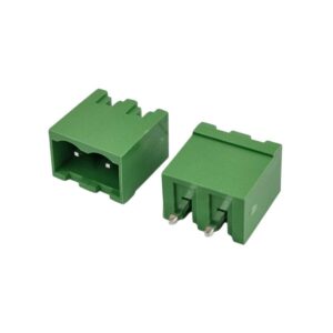 Kit com 400x Conector Borne 2 Vias Macho 180G GSPO01SC-5.08-02P Verde