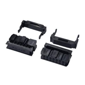 Kit com 100x Conector Latch Femea 14 Vias Com Aliviador