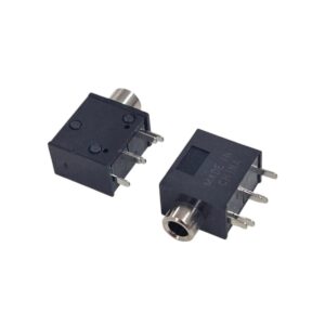 Kit com 20x Conector Jack J2 P2 Fêmea Estéreo 3,5mm 5 Pinos SJ1-3535N