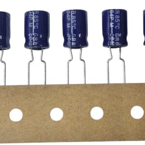 Kit com 20x Capacitor Eletrolítico 220uF 16V 85C 8x12 Fitado