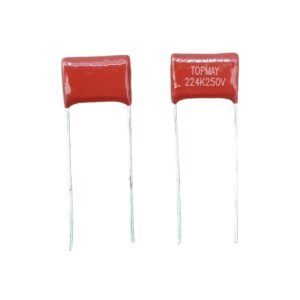 Kit com 20x Capacitor Poliéster Metalizado 220nF 250V P-10mm 224K