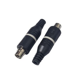 Kit com 50x Conector Plug P4 Femea 2,1mm Pressao Mola